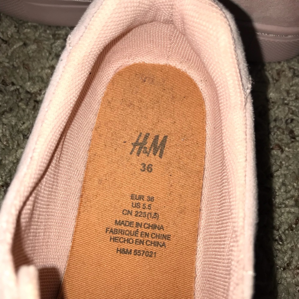 H&M Pink Suede Shoes